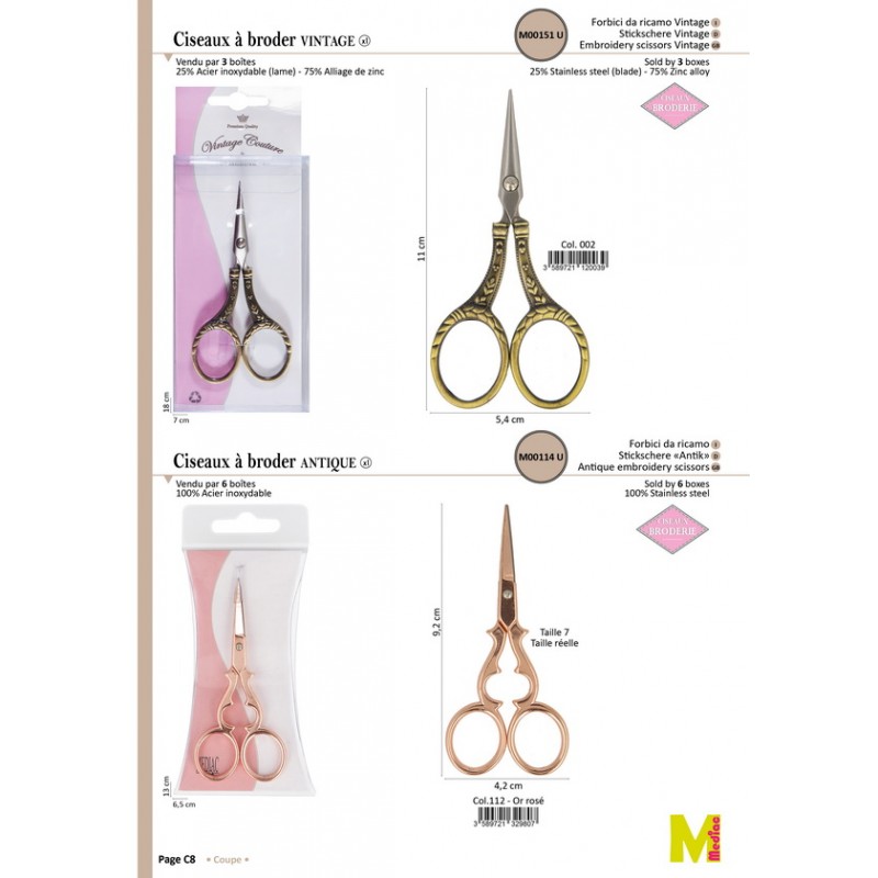 Stephanoise M114 - CISEAUX A BRODER ANTIQUE