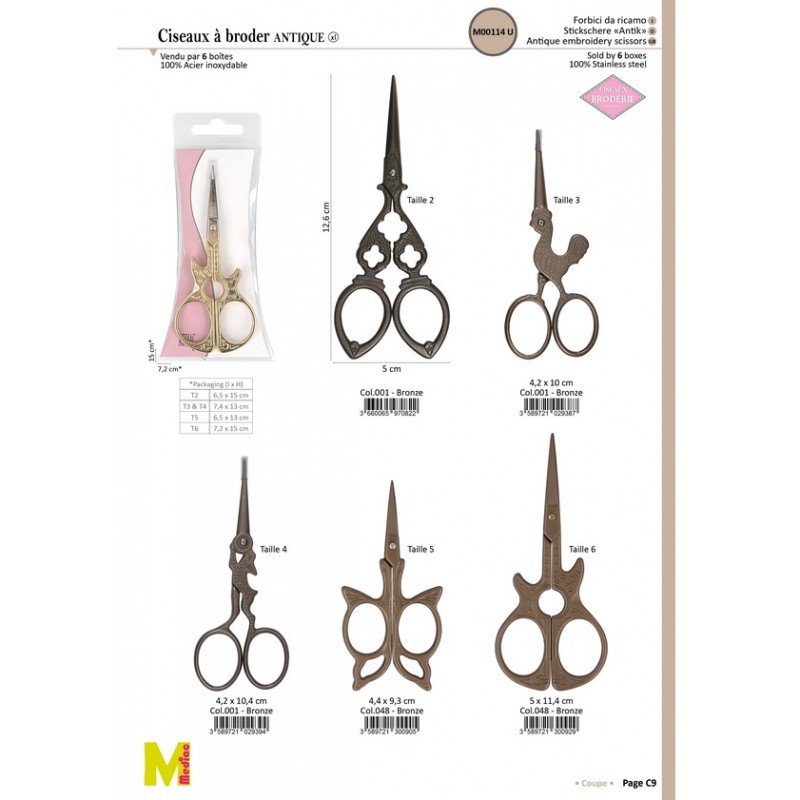 Stephanoise M114 - CISEAUX A BRODER ANTIQUE