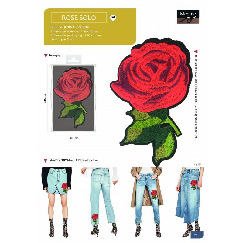 Stephanoise M11705 - XL ECUSSON FLEURS THERMOCOLLANT