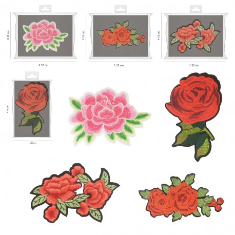 stephanoise M11705 - XL ECUSSON FLEURS THERMOCOLLANT