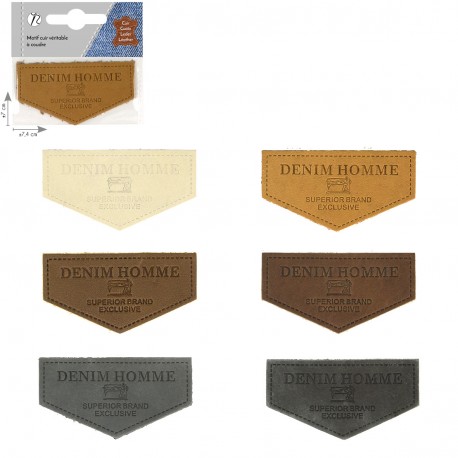 stephanoise M11720 - L MOTIF CUIR VÉRITABLE