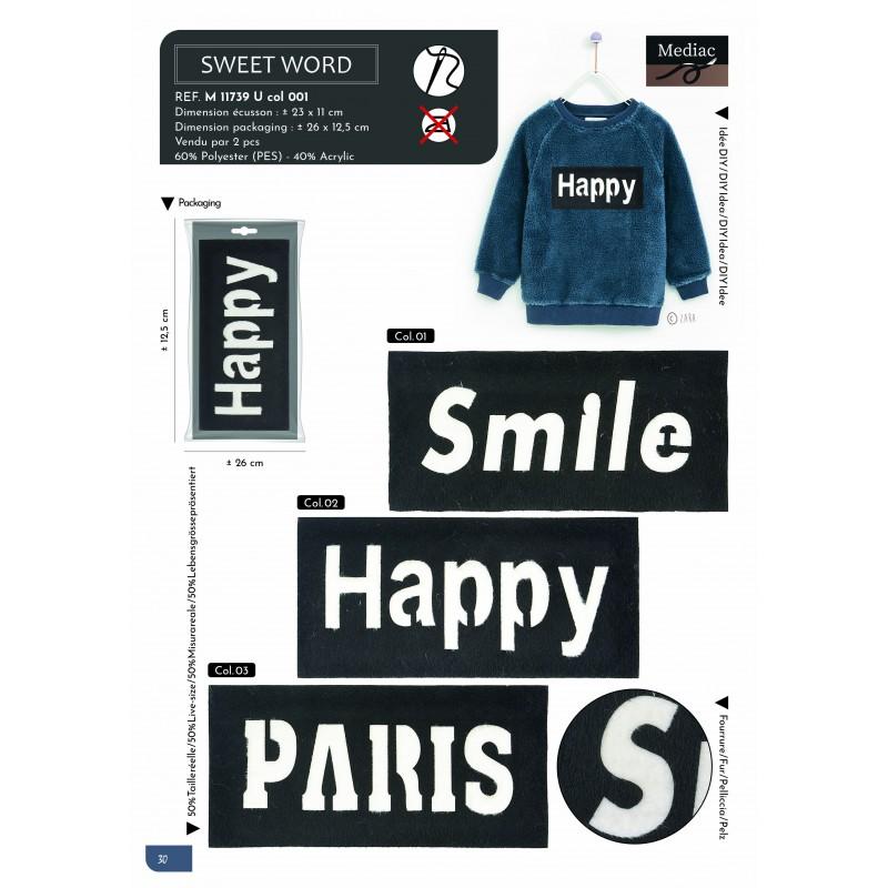 Stephanoise M11739 - XL ECUSSON SWEET WORD 22X11CM