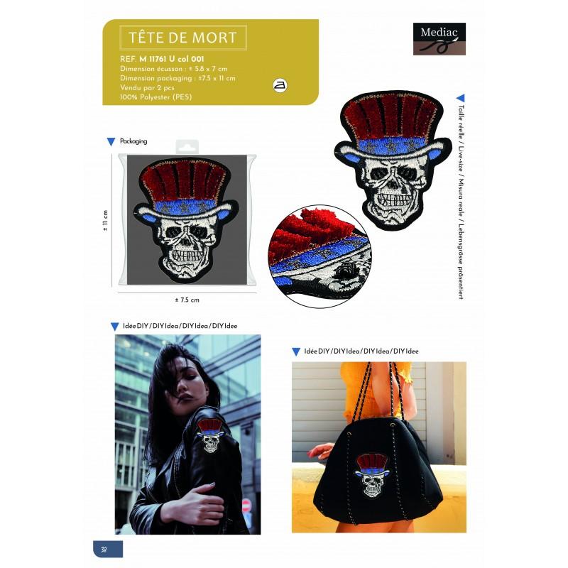 Stephanoise M11761 - ECUSSON TETE DE MORT XL