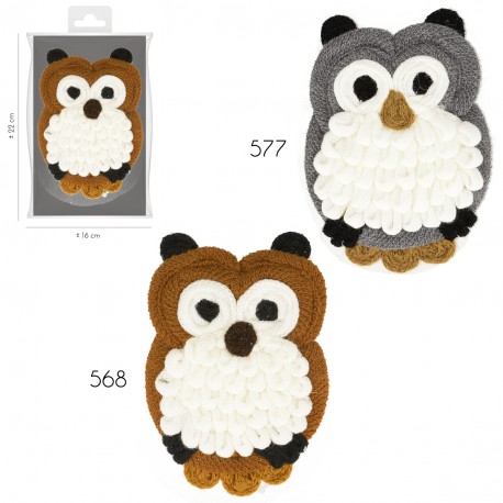 stephanoise M11770 - XL ECUSSON PATCH HIBOU LAINE