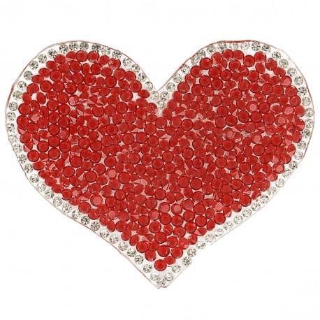 stephanoise M11783 - XL ECUSSON PATCH COEUR STRASS