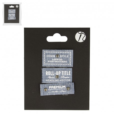 stephanoise M11791 - XL ECUSSON ETIQUETTES DENIM *3