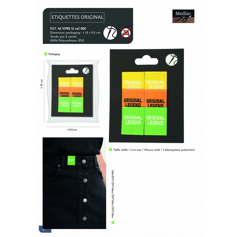 Stephanoise M11792 - XL ETIQUETTES ORIGINAL LEGEND *6
