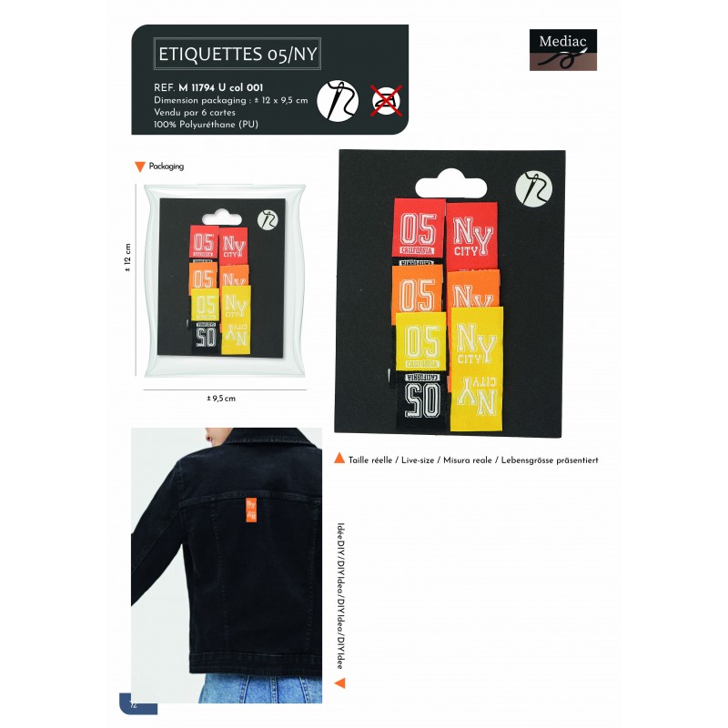 Stephanoise M11794 - XL ETIQUETTES 05/NY *6