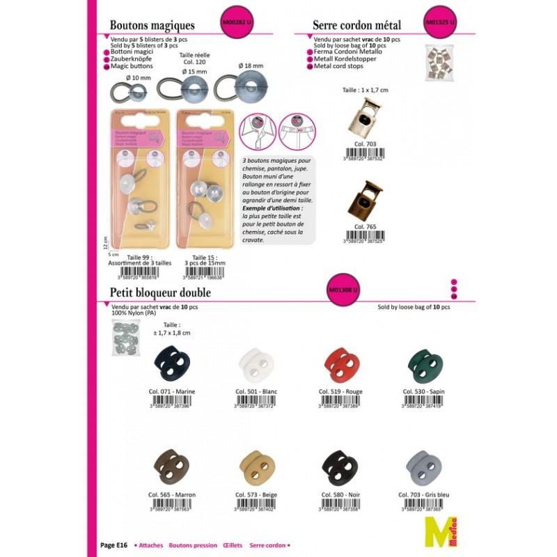 Stephanoise M1308 - BLOQUEUR OVALE NYLON X2