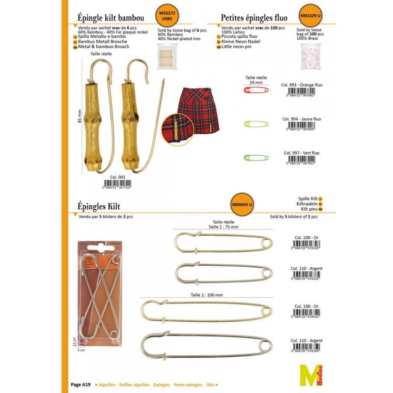 Stephanoise M1329 - PETITE EPINGLE FLUO