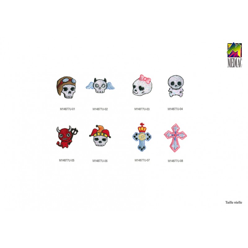 Stephanoise M14877 - S ECUSSON TETE DE MORT PM
