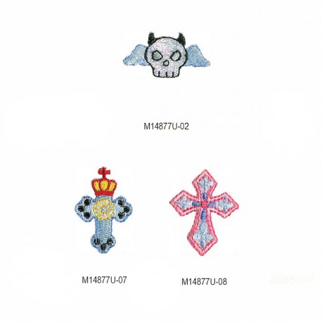 stephanoise M14877 - S ECUSSON TETE DE MORT PM