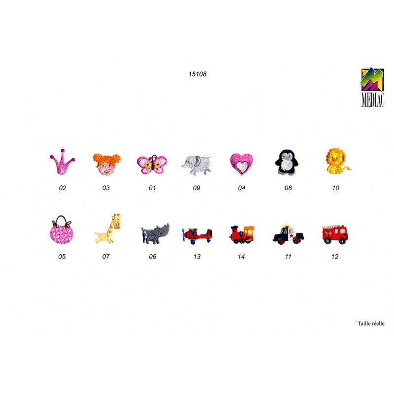 Stephanoise M15108 - S ECUSSON PETITS MOTIFS BRODES