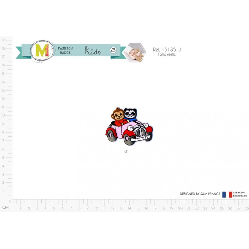 Stephanoise M15135 - M ECUSSON VOITURE PERSONNAGE