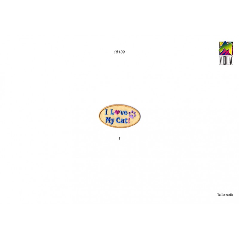 Stephanoise M15139 - M ECUSSON I LOVE MY CAT