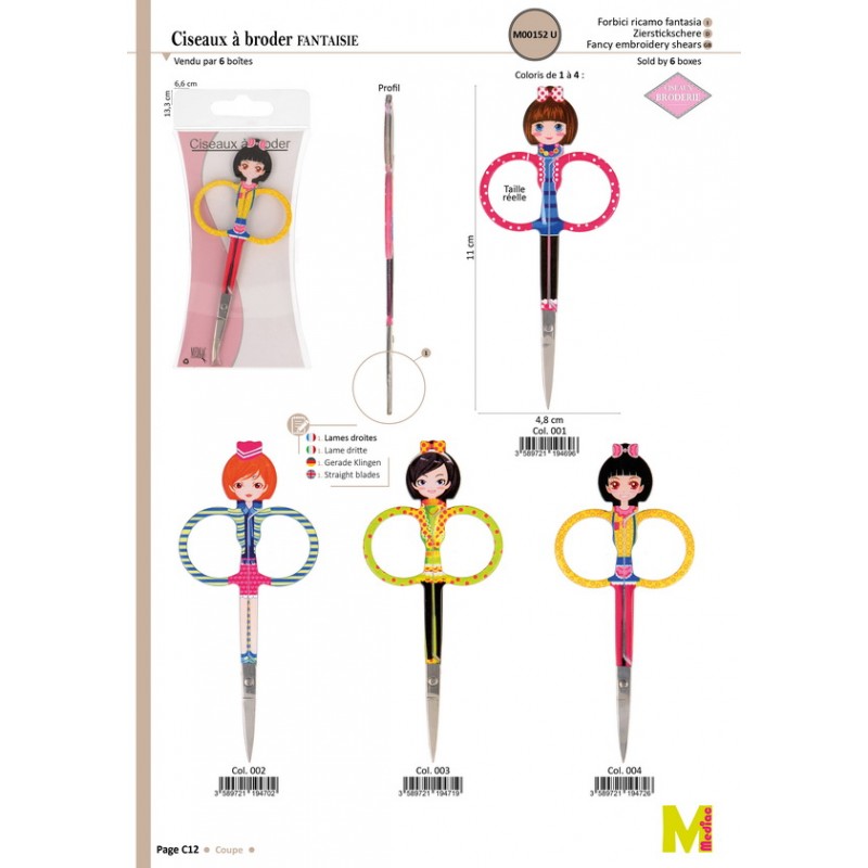 Stephanoise M152 - CISEAUX A BRODER FANTAISIE