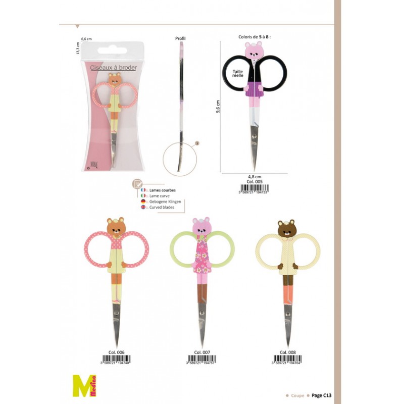 Stephanoise M152 - CISEAUX A BRODER FANTAISIE