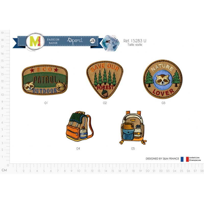 Stephanoise M15283 - M ECUSSON MOTIFS "ECOLOGIE"