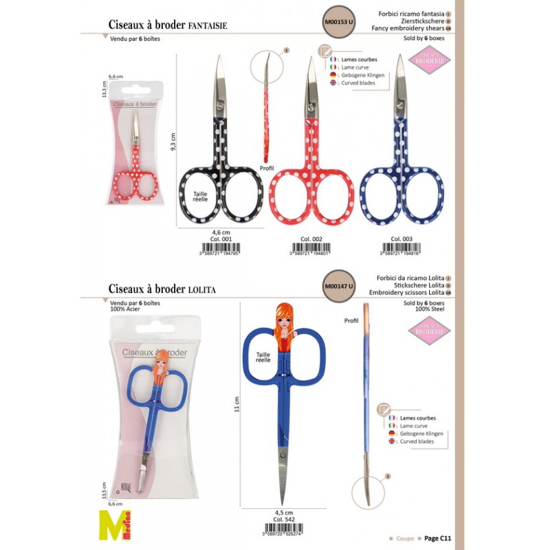 Stephanoise M153 - CISEAUX A BRODER FANTAISIE