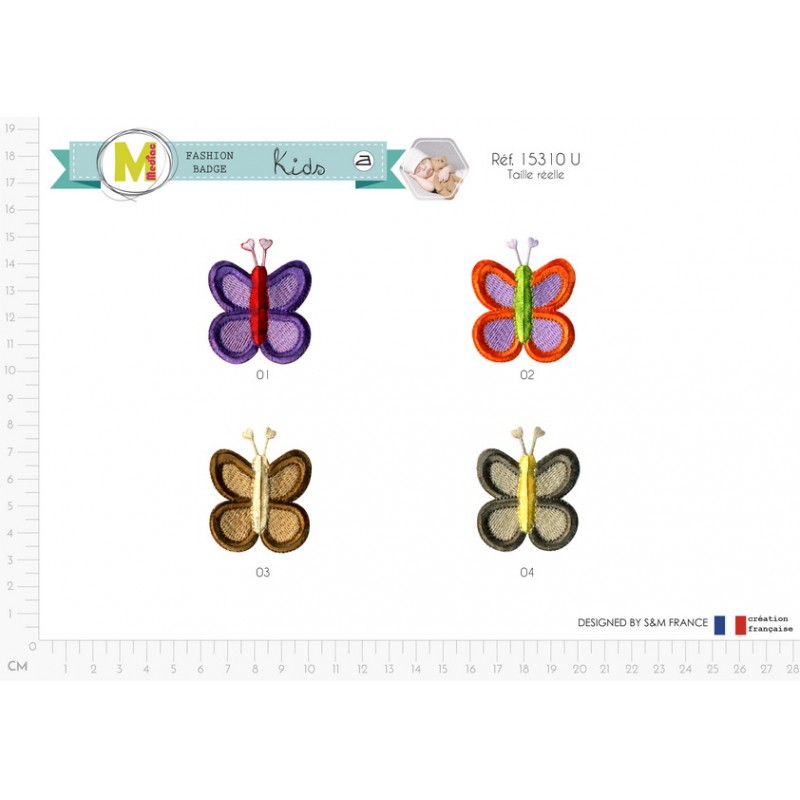 Stephanoise M15310 - S PAPILLON EN CHENILLE