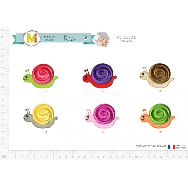 Stephanoise M15322 - M ECUSSON ESCARGOT EN CHENILLE