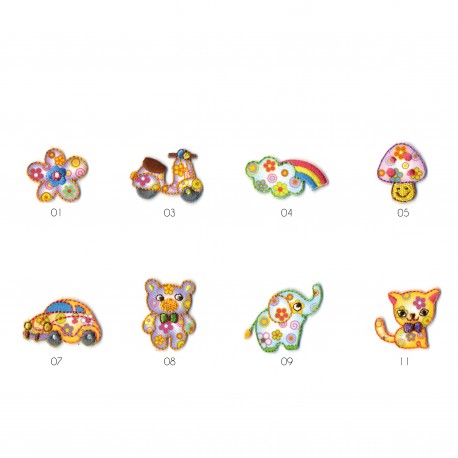 stephanoise M15334 - S ECUSSON PM AVEC FLEURS