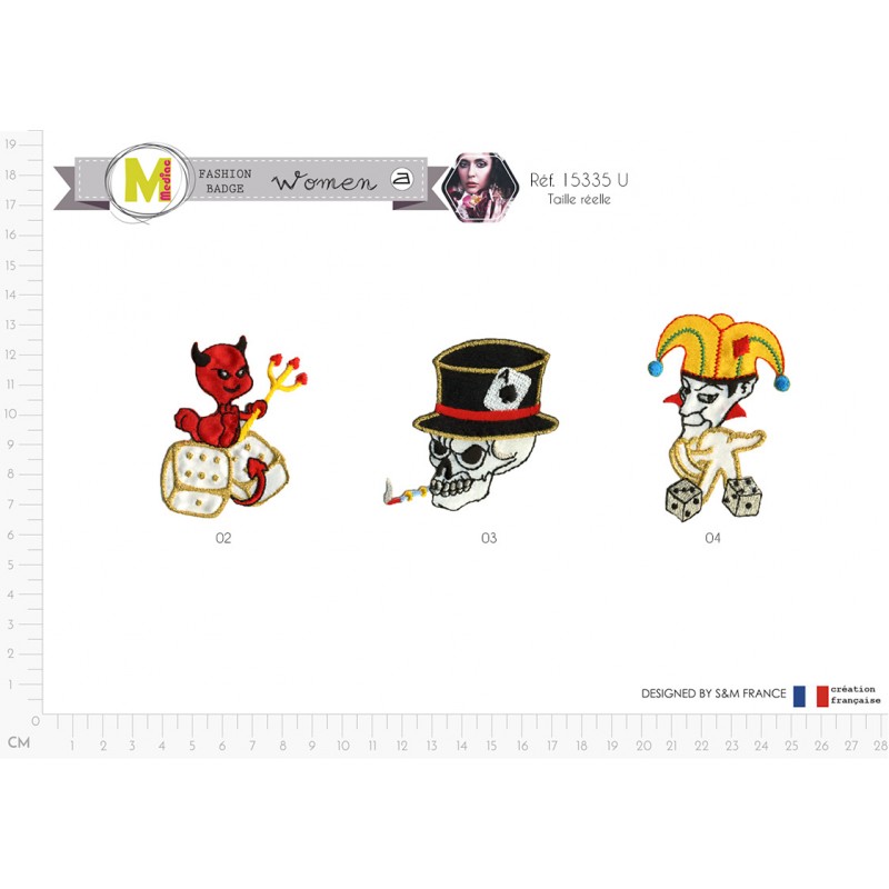 Stephanoise M15335 - M ECUSSON MOTIFS "POKER"