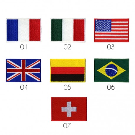 stephanoise M15394 - M ECUSSON DRAPEAU BRODÉ