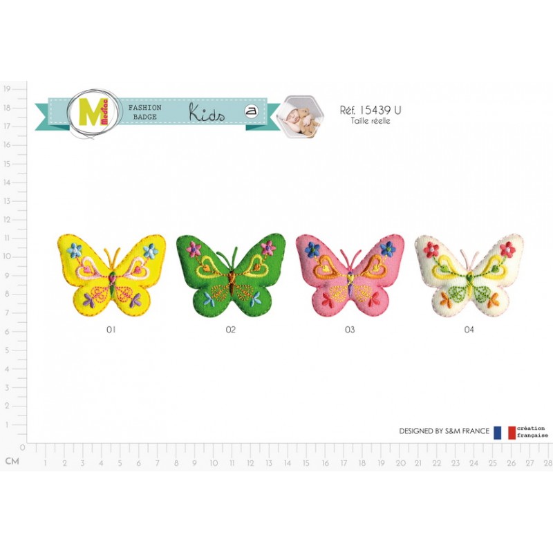 Stephanoise M15439 - S ECUSSON PAPILLON FEUTRINE&