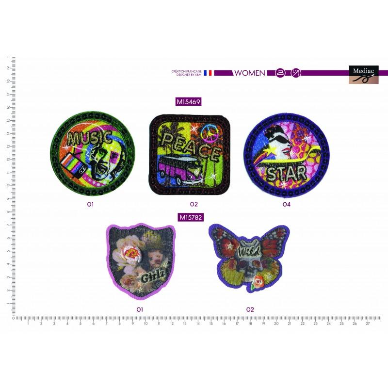 Stephanoise M15469 - M ECUSSON MUSIC PEACE LOVE STAR