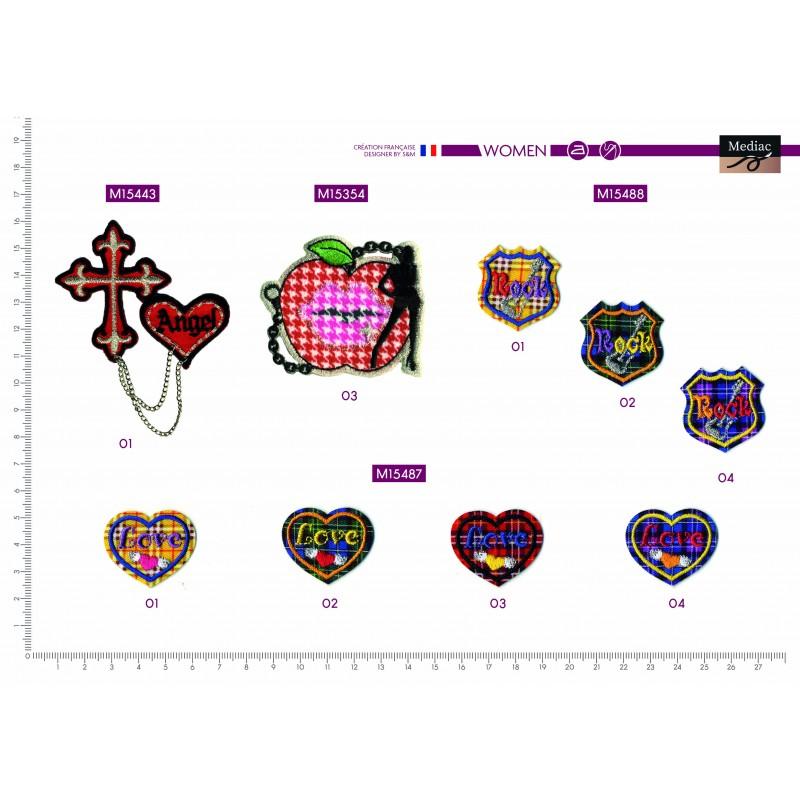 Stephanoise M15488 - S ECUSSON BLASON"ECOSSAIS" ROCK