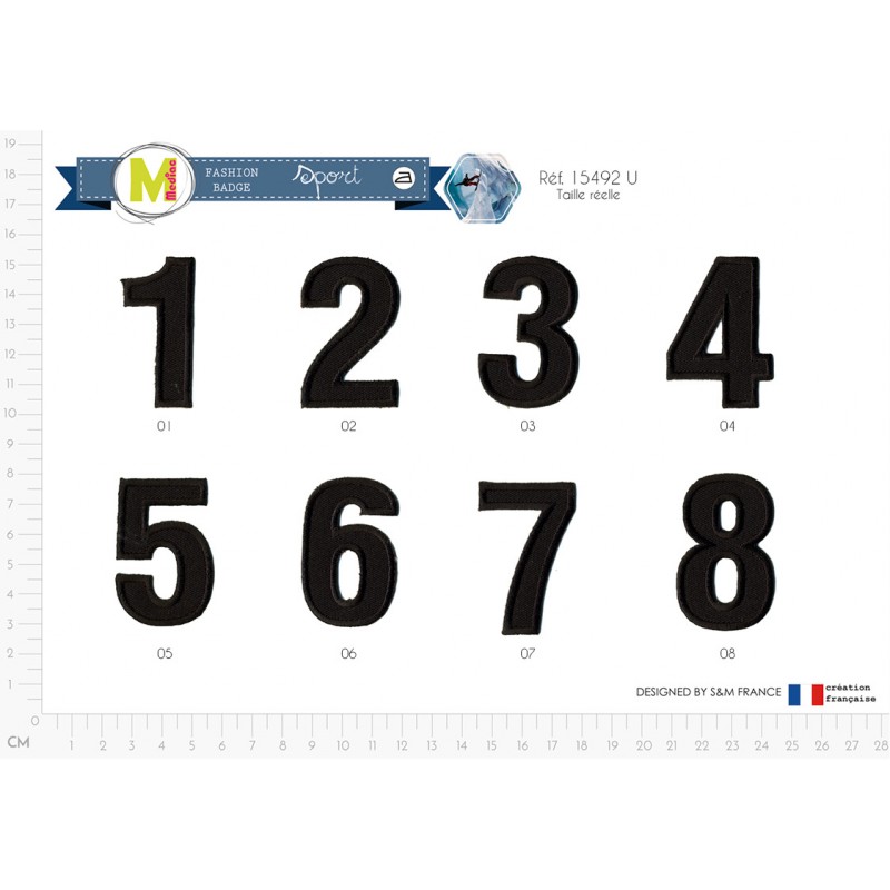 Stephanoise M15492 - S CHIFFRE NOIR