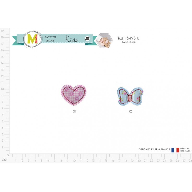 Stephanoise M15493 - S ECUSSON COEUR/NOEUD LIBERTY