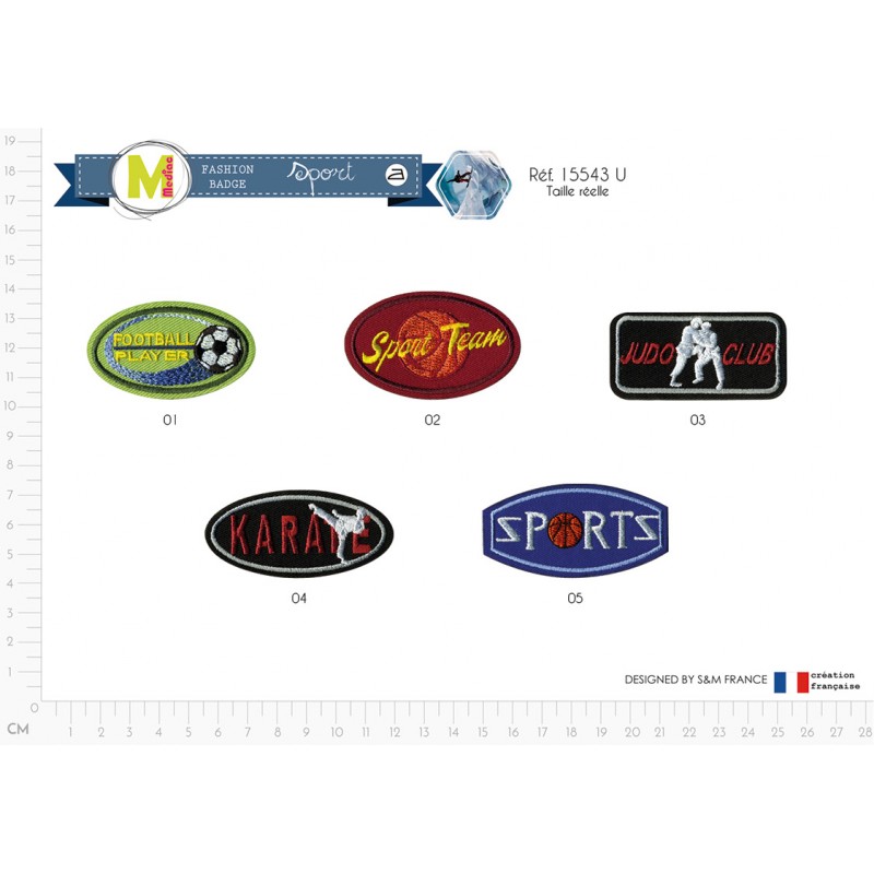 Stephanoise M15543 - M ECUSSON BLASON SPORT