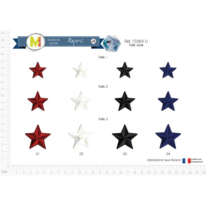Stephanoise M15564 - S ECUSSON ETOILE MOYEN MODÈLE