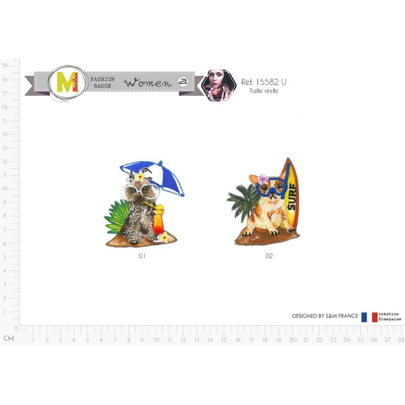 Stephanoise M15582 - M ECUSSON CHIEN FUN PLAGE