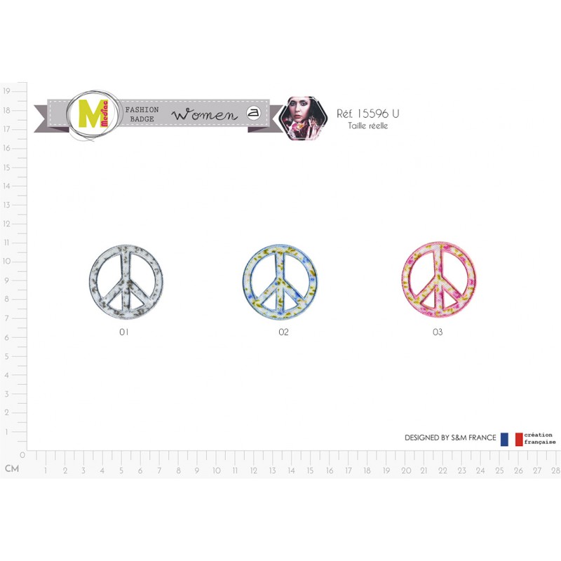 Stephanoise M15596 - M ECUSSON PEACE & LOVE "LIBERTY"