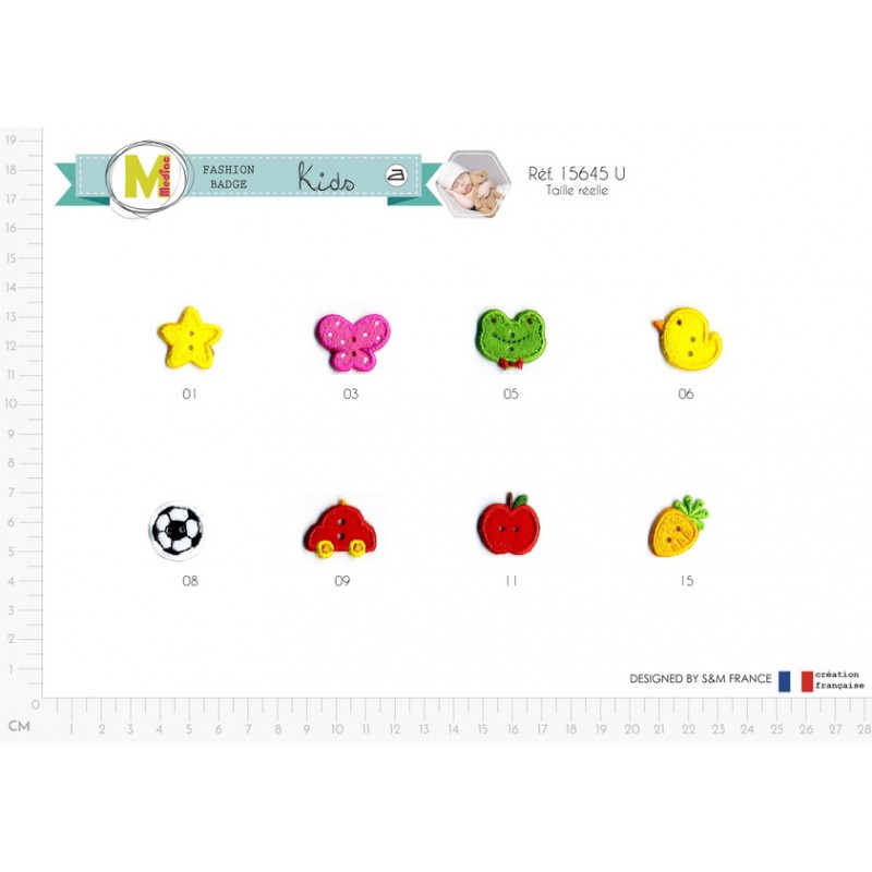 Stephanoise M15645 - S ECUSSON PM TYPE "BOUTONS"