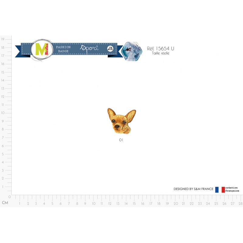 Stephanoise M15654 - S ECUSSON TETE CHIHUAHUA