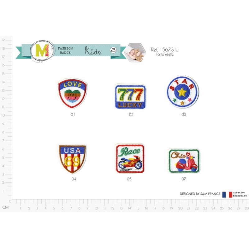 Stephanoise M15673 - S ECUSSON BADGE ENFANT