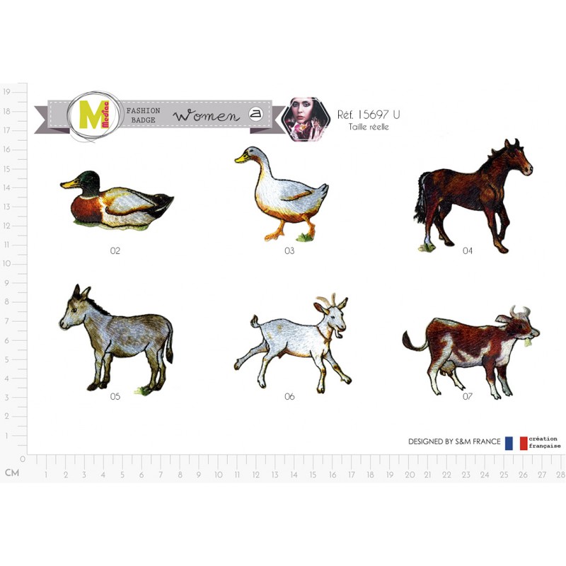 Stephanoise M15697 - M ECUSSON ANIMAUX DE LA FERME