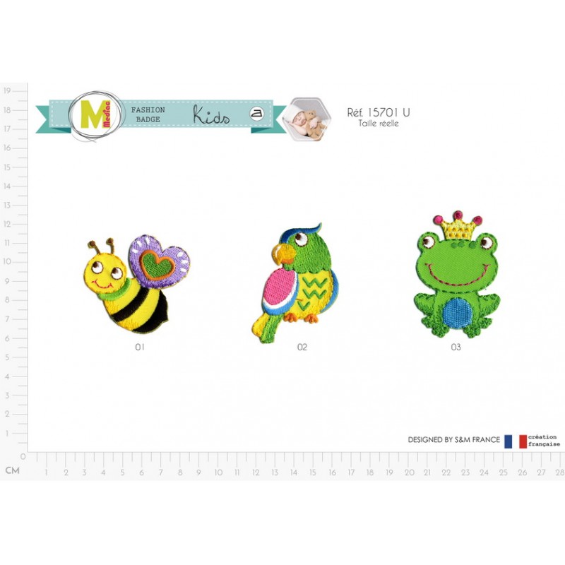 Stephanoise M15701 - M ECUSSON ANIMAUX TRES COLORÉS