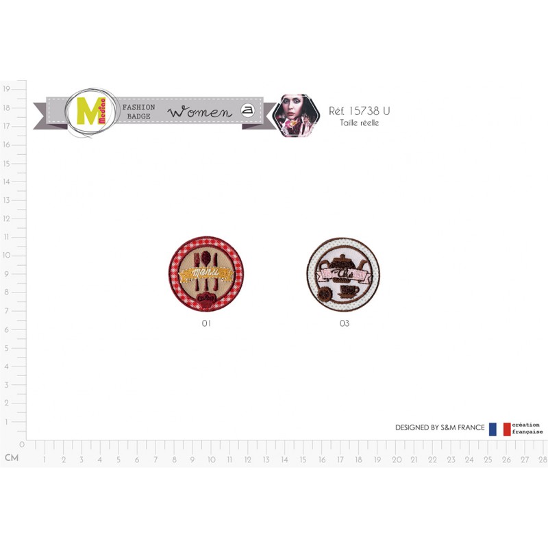 Stephanoise M15738 - S ECUSSON BADGE "MAISON"