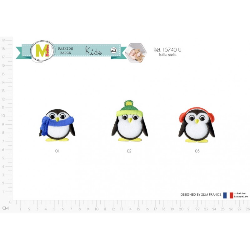 Stephanoise M15740 - S ECUSSON PINGOUIN EN HIVER