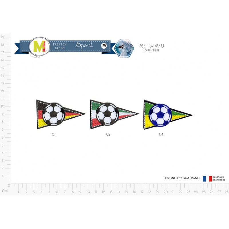 Stephanoise M15749 - M ECUSSON DRAPEAU FOOT TRIANGLE