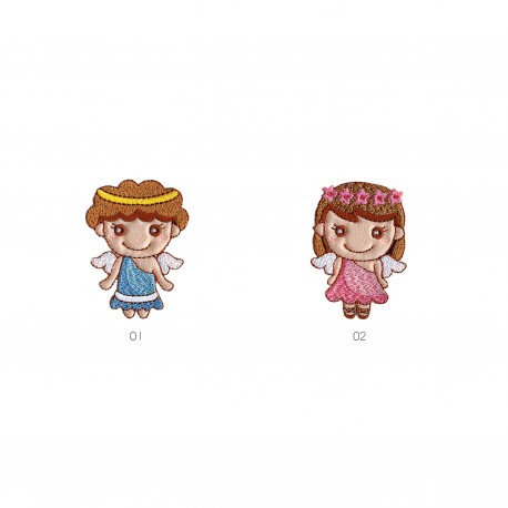 stephanoise M15778 - S ECUSSON ANGE FILLE/GARCON