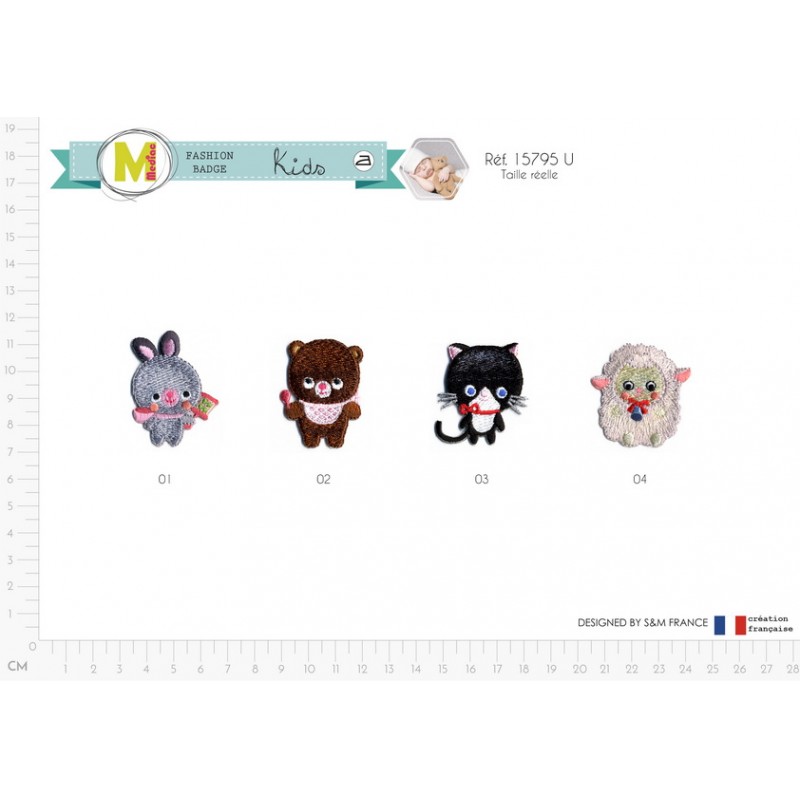 Stephanoise M15795 - S ECUSSON BEBE ANIMAUX