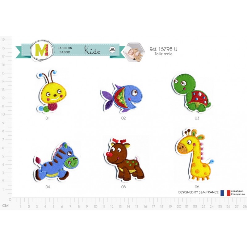 Stephanoise M15798 - S ECUSSON ANIMAUX COLORE