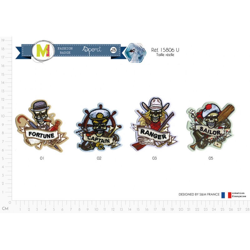 Stephanoise M15806 - M ECUSSON TETE DE MORT