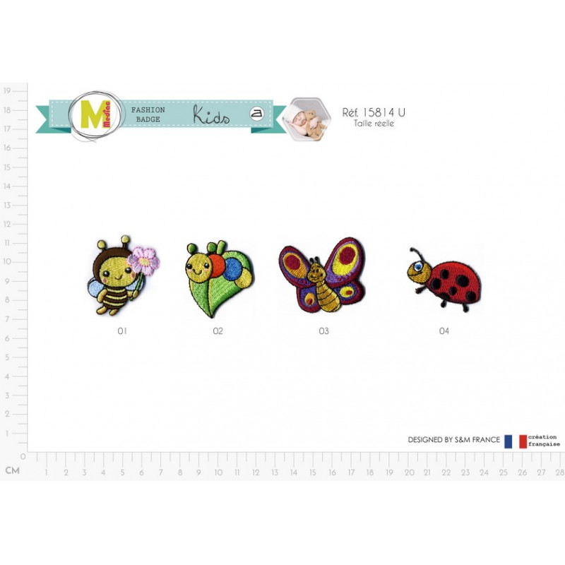 Stephanoise M15814 - S ECUSSON ANIMAUX VOLANTS